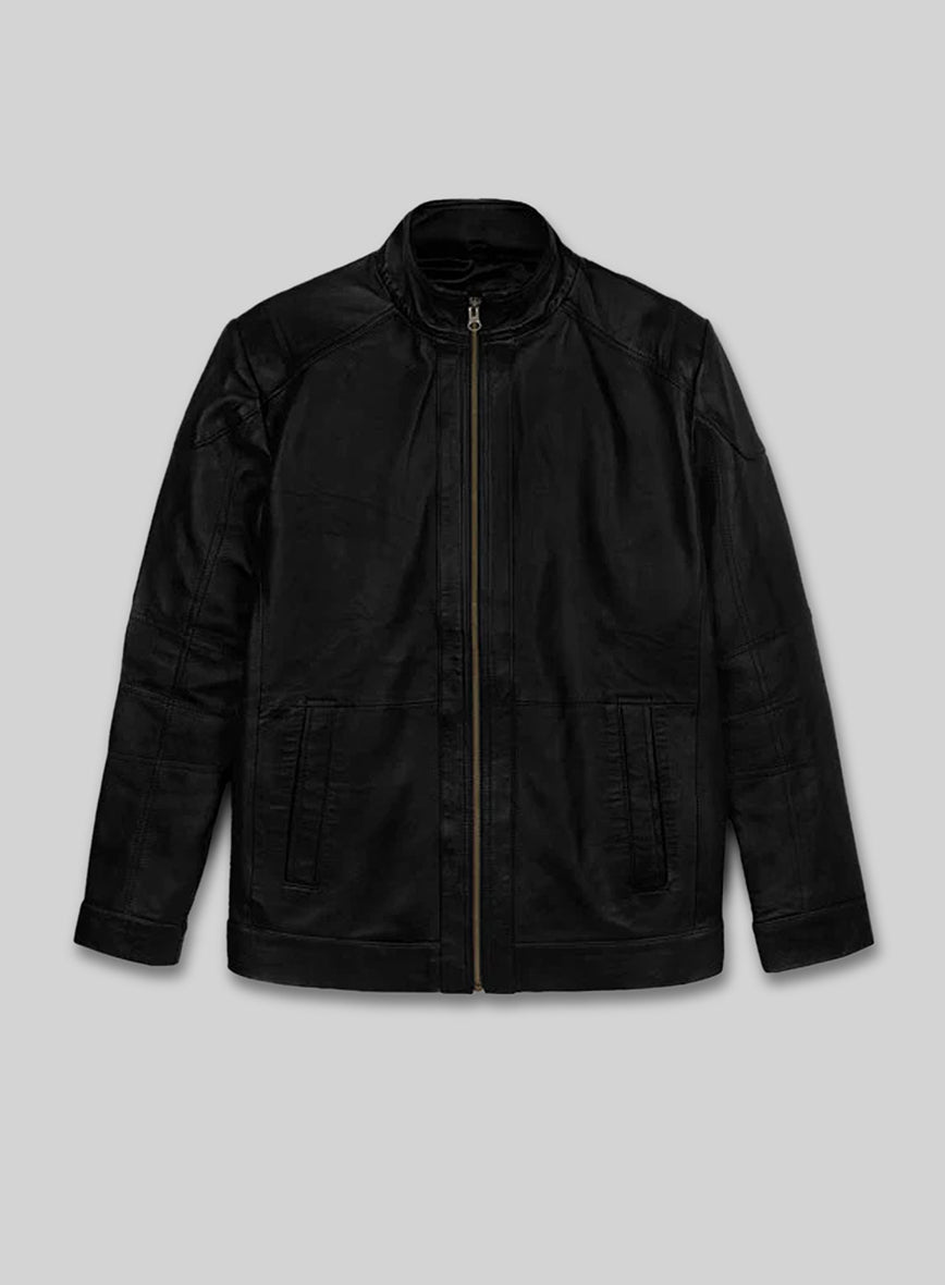 Bruce Willis Red 2 Leather Jacket – front view