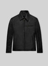 Bruce Willis Death Wish Black Leather Jacket – front view