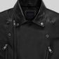 Bruna Marquezine Blue Beetle Leather Jacket – close-up and worn views