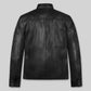 Californication Season 3 Hank Moody Black Leather Jacket – back view