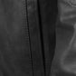Californication Season 3 Hank Moody Black Leather Jacket – close-up and worn views