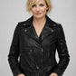 Cameron Diaz Annie Black Leather Jacket – alternate view