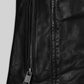 Cameron Diaz Annie Black Leather Jacket – close-up and worn views