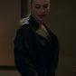 Camille Razat Emily in Paris Black Leather Jacket – alternate view