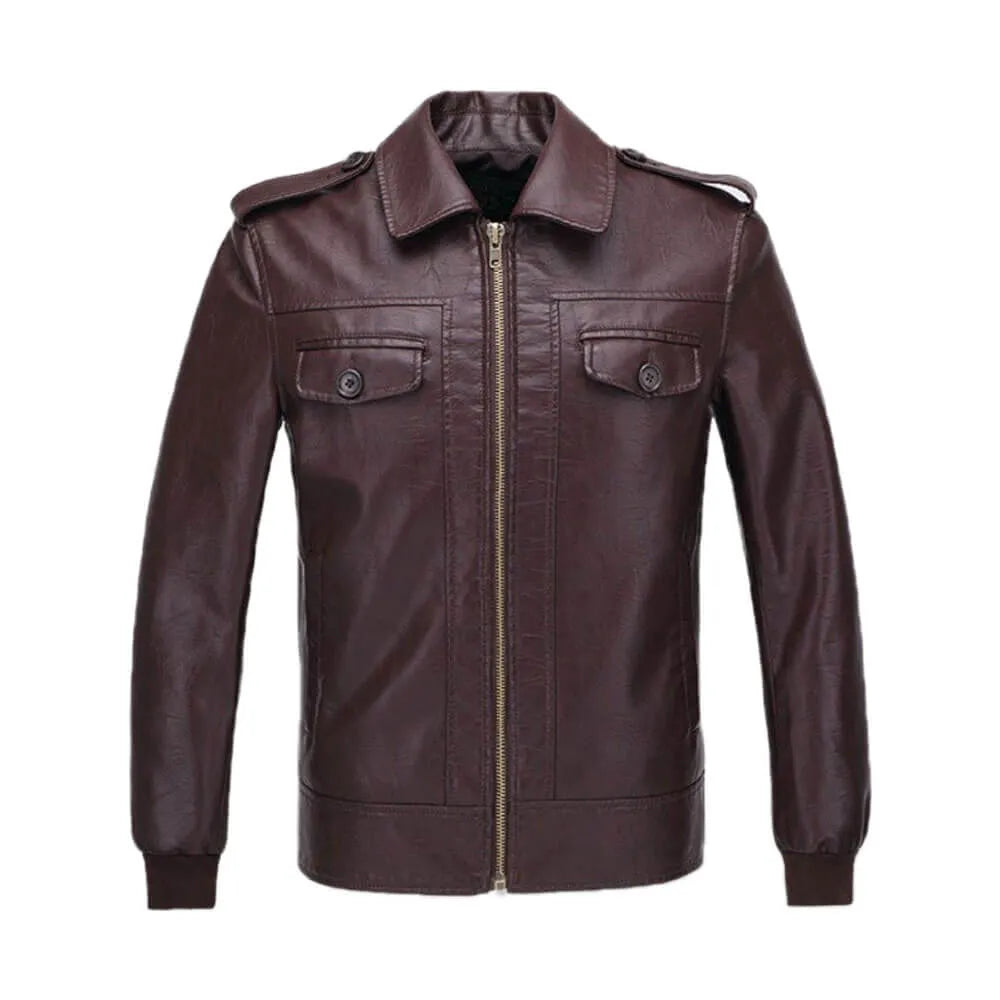 Captain America Steve Rogers Leather Jacket