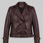 Captain America The Winter Soldier Scarlett Johansson Black Jacket – front view