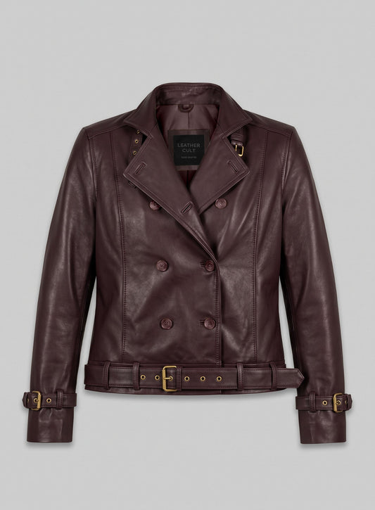 Captain America The Winter Soldier Scarlett Johansson Black Jacket – front view