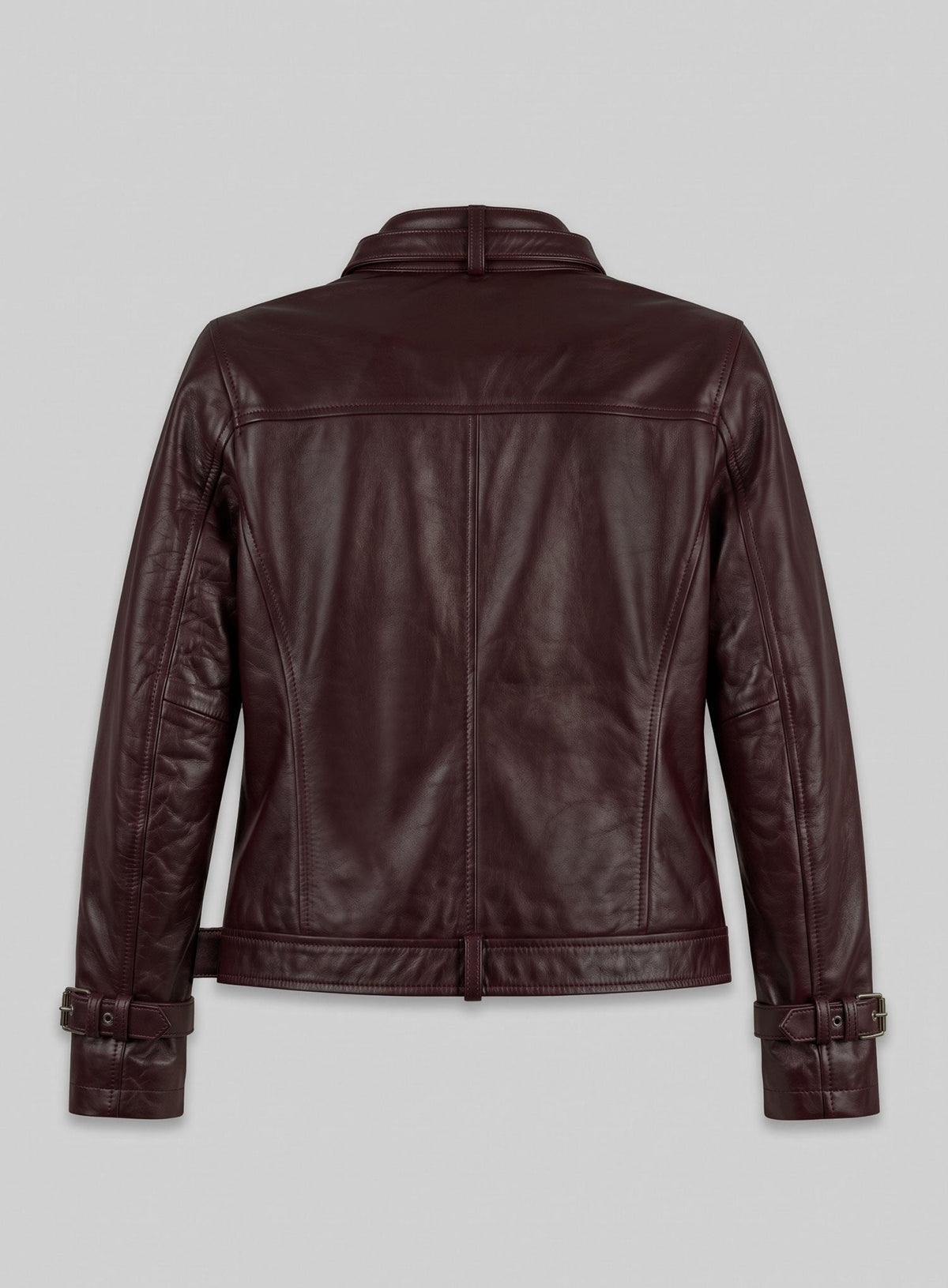 Captain America The Winter Soldier Scarlett Johansson Black Jacket – back view