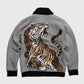 Japanese Tiger Embroidered Cardigan - Sublimation Jacket ( Recreated Edition )