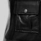 Cate Blanchett Black Leather Jacket – close-up and worn views