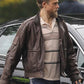 Charlie Hunnam Jungleland Black Leather Jacket – Charlie Hunnam Jungleland wearing the look, photo 3