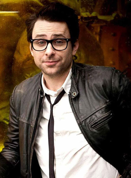 Charlie Hunnam Pacific Rim Black Leather Jacket – front view