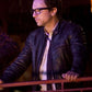 Charlie Hunnam Pacific Rim Black Leather Jacket – close-up and worn views