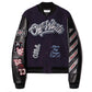 Chicago Bulls Off-White Varsity Jacket – Recreated Edition