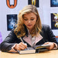 Chloe Grace Moretz Black Leather Jacket – close-up and worn views