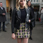 Chloe Grace Moretz Black Biker Leather Jacket – close-up and worn views