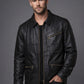 Chris Hemsworth Black Leather Jacket – alternate view