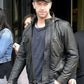 Chris Martin Coldplay Black Hooded Leather Jacket – celebrity inspiration look