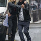 Chris Martin Coldplay Black Hooded Leather Jacket – celebrity inspiration look