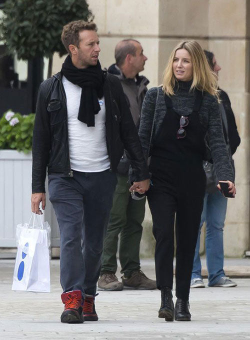 Chris Martin Coldplay Black Hooded Leather Jacket – celebrity inspiration look