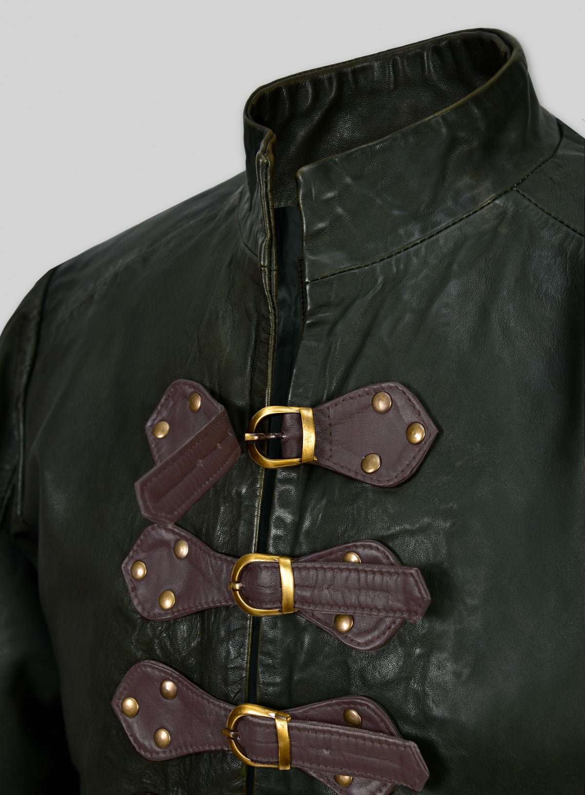 Chris Pine Dungeons and Dragons Leather Trench Coat view 3