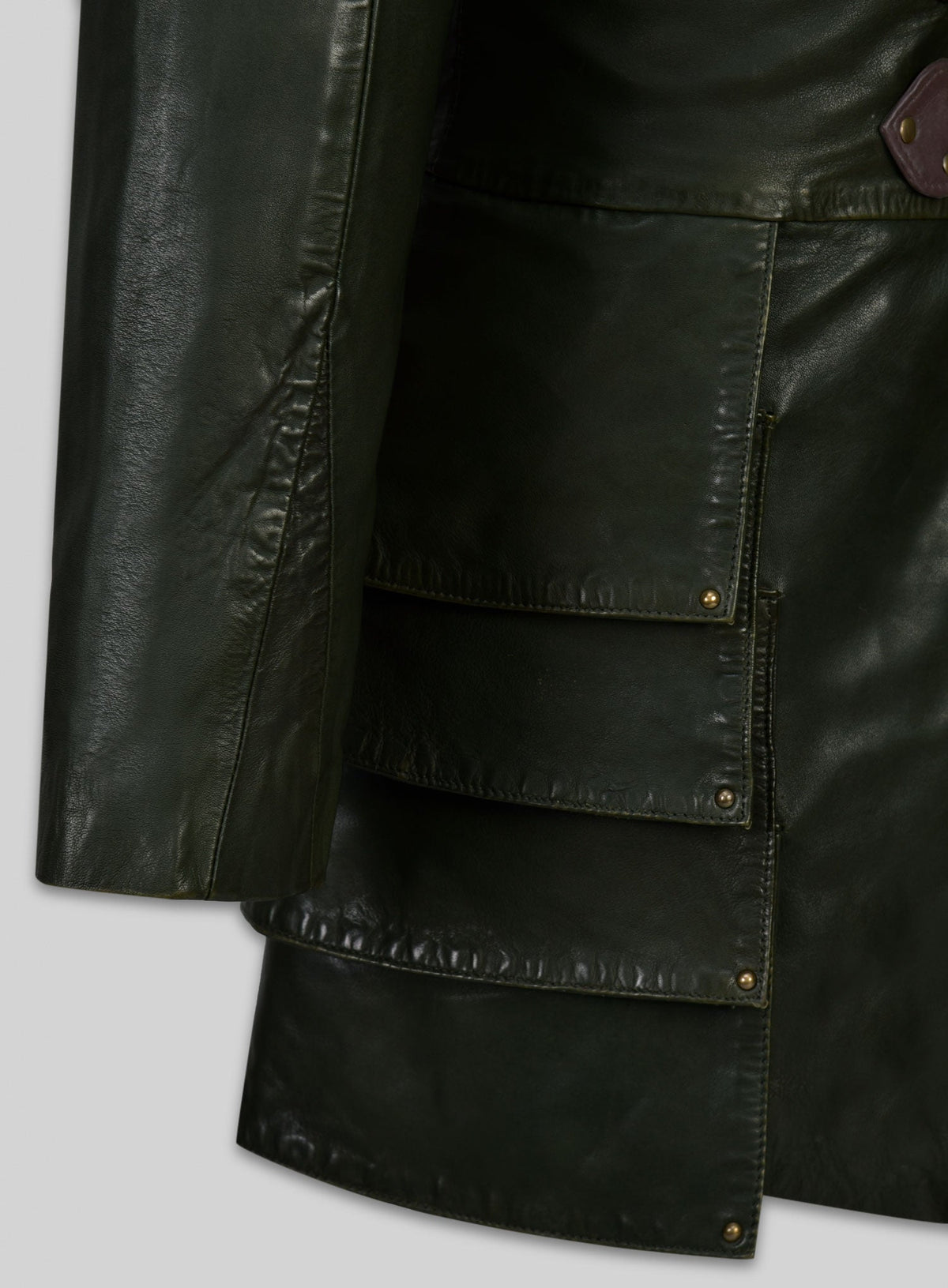 Chris Pine Dungeons and Dragons Leather Trench Coat view 4
