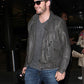 Chris Pratt Black Leather Jacket – Chris Pratt wearing the look, photo 2