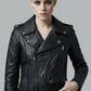 Claire Foy The Girl in the Spider's Web Black Leather Jacket – close-up and worn views