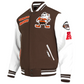 Cleveland Browns Retro Classic Brown/White Varsity Jacket