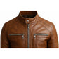 Cody Leather Brown Jacket – Men’s Premium Brown Leather Jacket