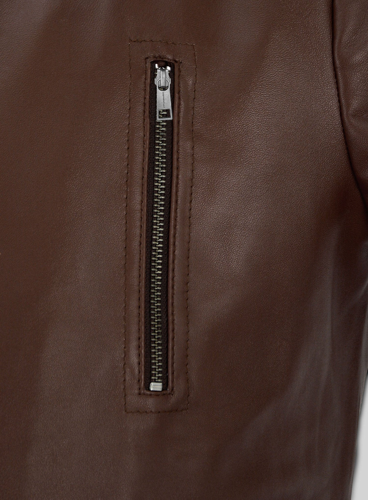 Cristiano Ronaldo Black Bomber Leather Jacket – close-up and worn views