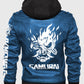 Samurai 2077 Blue Leather Jacket