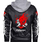 Samurai 2077 Removeable Hood Black Jacket