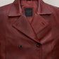 Dakota Johnson Madame Web Black Leather Trench Coat – close-up and worn views