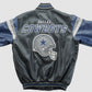 Back view with Dallas Cowboys helmet design