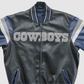 Front chest and collar detail without label