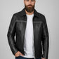 Daniel Craig Layer Cake White Leather Jacket – close-up and worn views