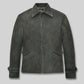 Daniel Craig Skyfall Dark Leather Jacket – front view