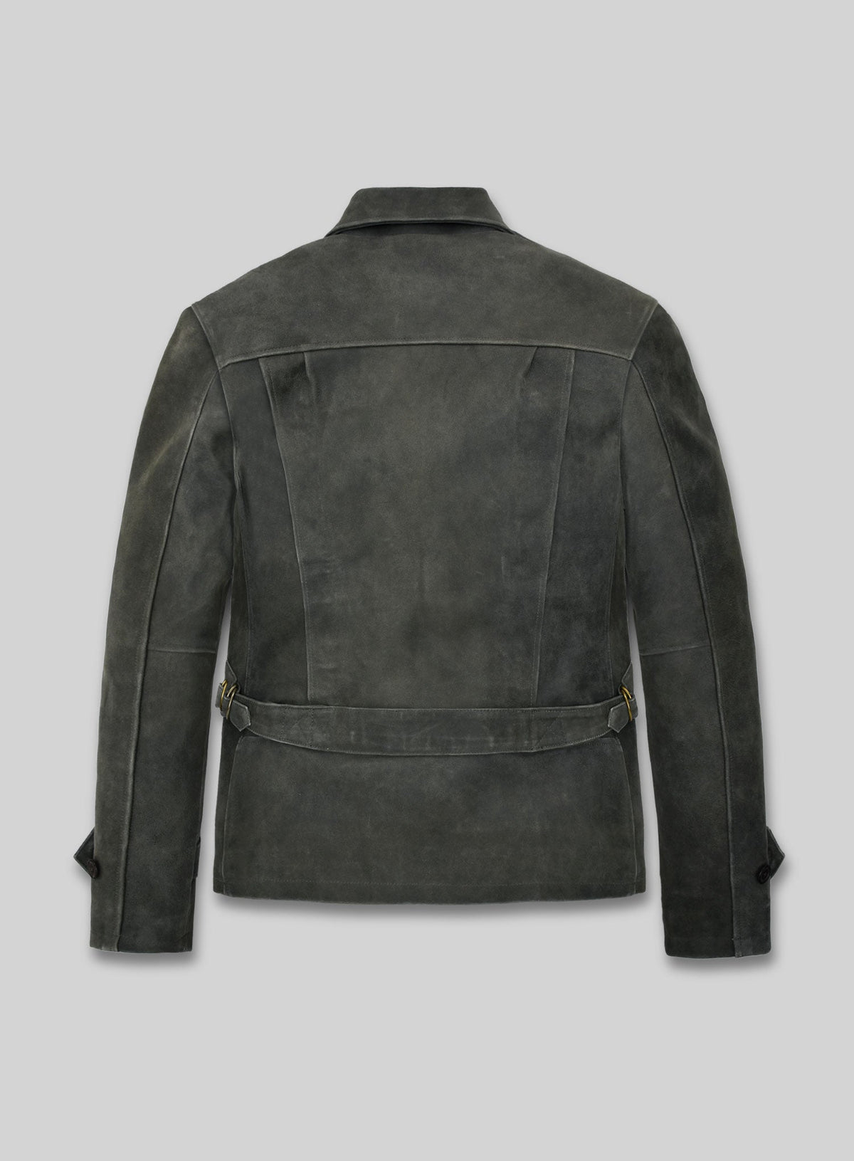 Daniel Craig Skyfall Dark Leather Jacket – back view