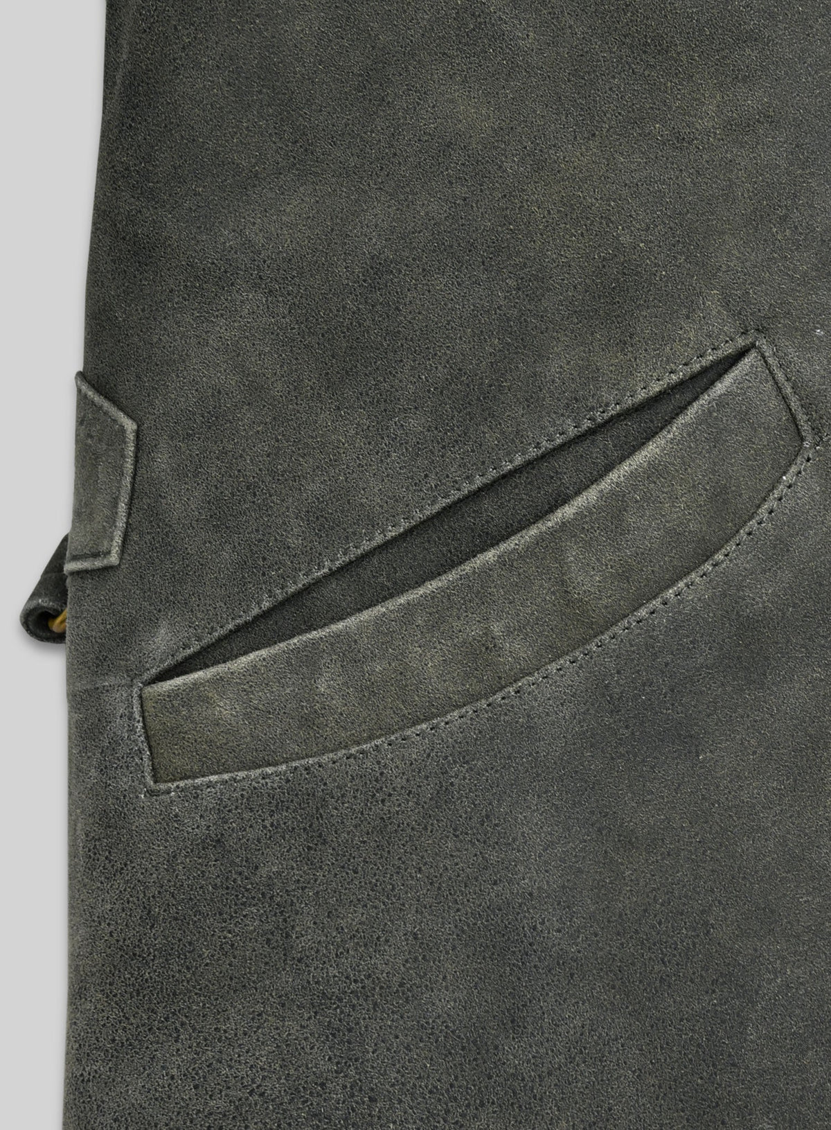 Daniel Craig Skyfall Dark Leather Jacket – close-up and worn views