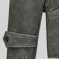 Daniel Craig Skyfall Dark Leather Jacket – close-up and worn views