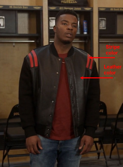 Daniel Ezra All American Leather Jacket view 4