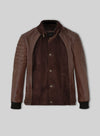 Daniel Radcliff Horns Black Leather Jacket – front view