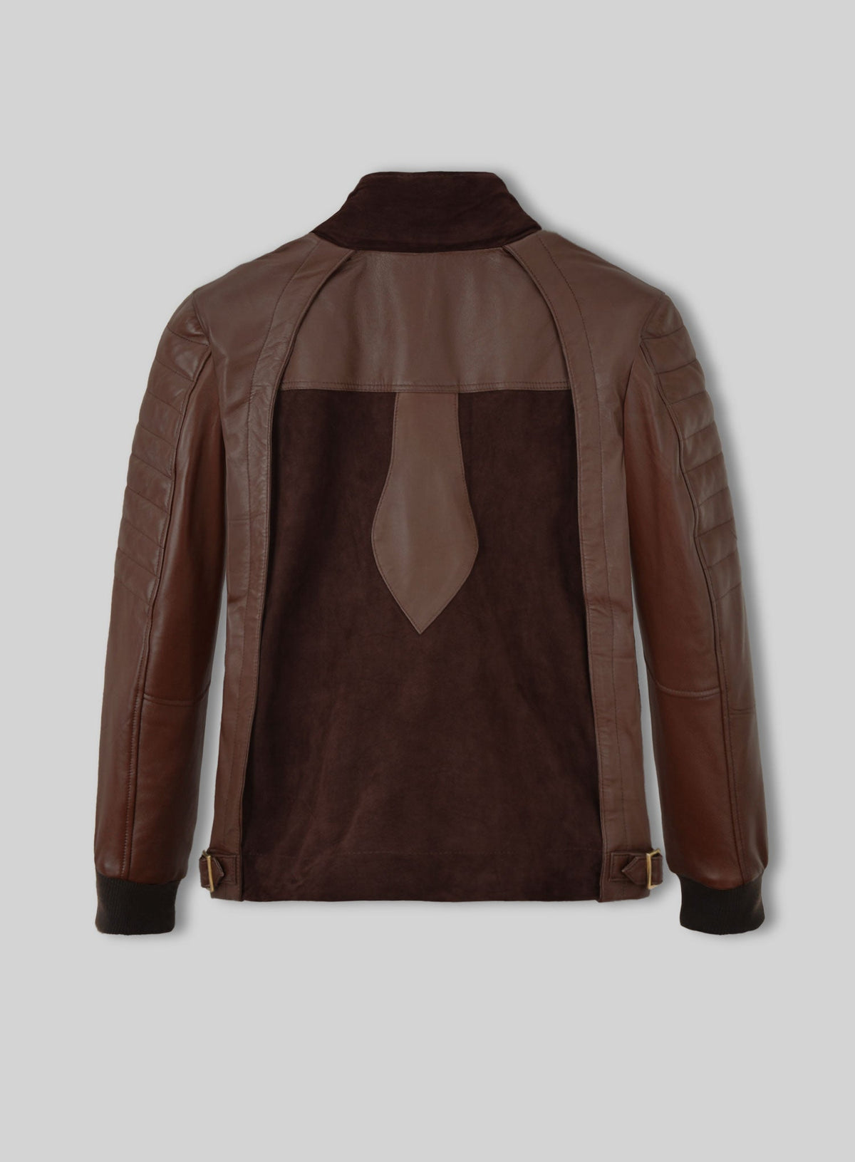 Daniel Radcliff Horns Black Leather Jacket – back view