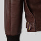 Daniel Radcliff Horns Black Leather Jacket – close-up and worn views