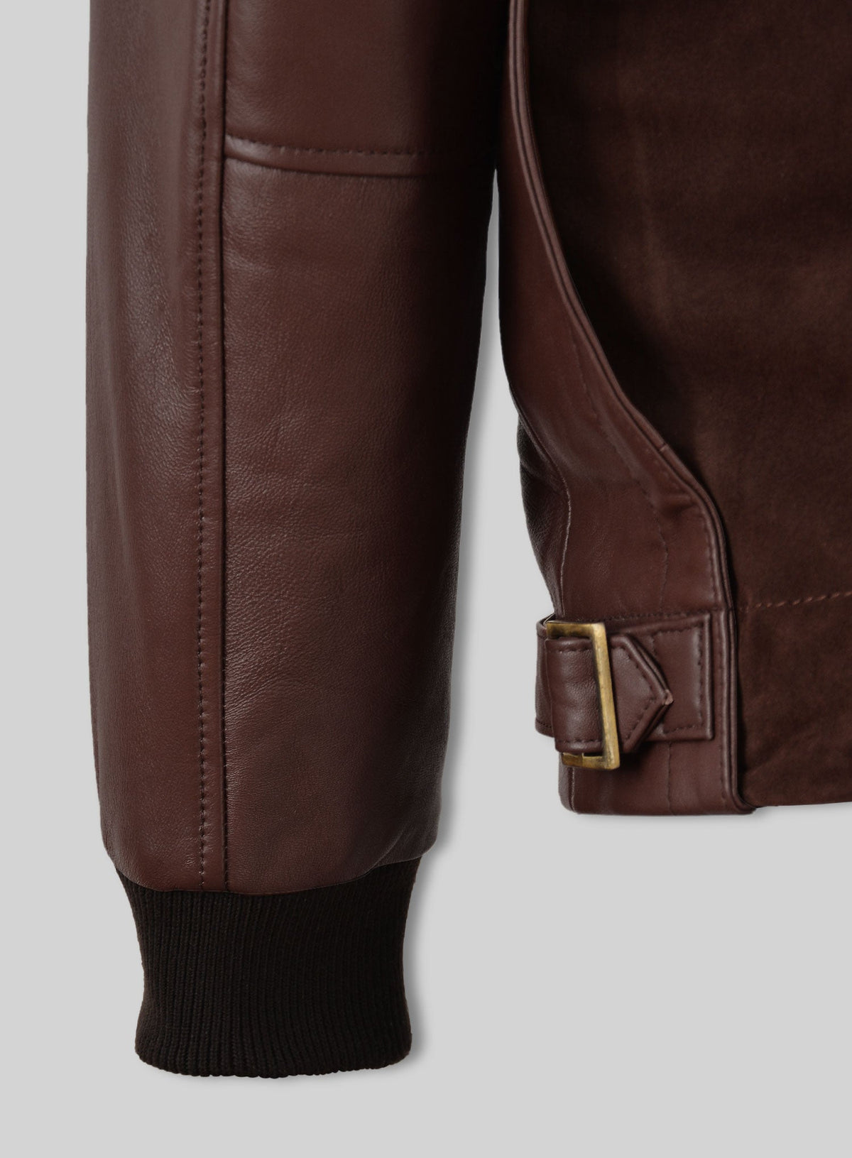 Daniel Radcliff Horns Black Leather Jacket – close-up and worn views