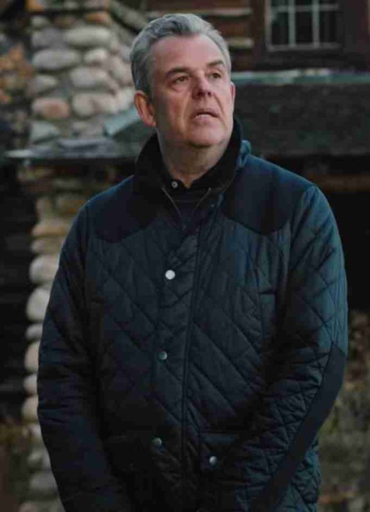 Danny Huston Yellowstone Quilted Jacket