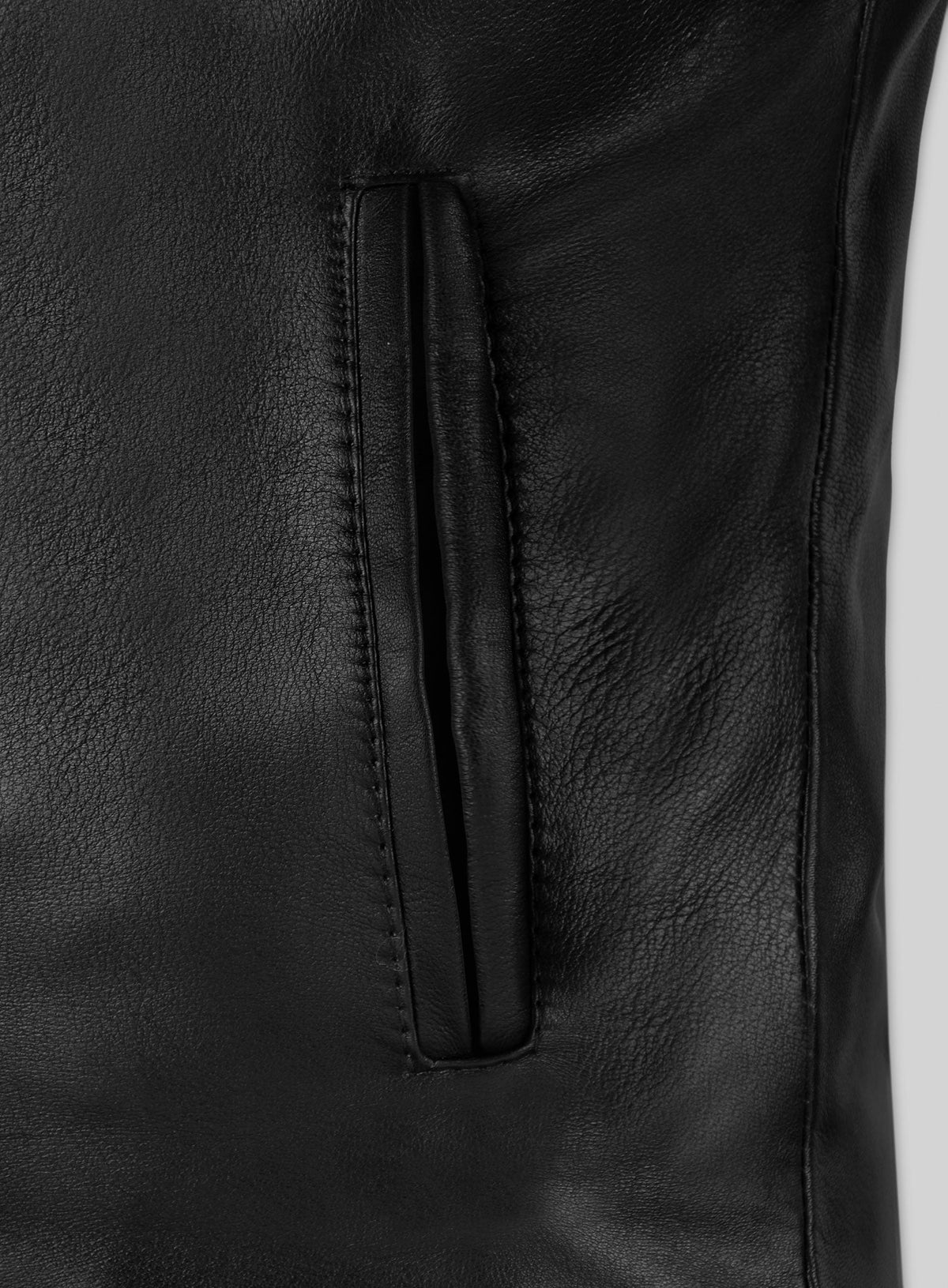 Dave Franco Now You See Me 2 Black Leather Jacket – close-up and worn views