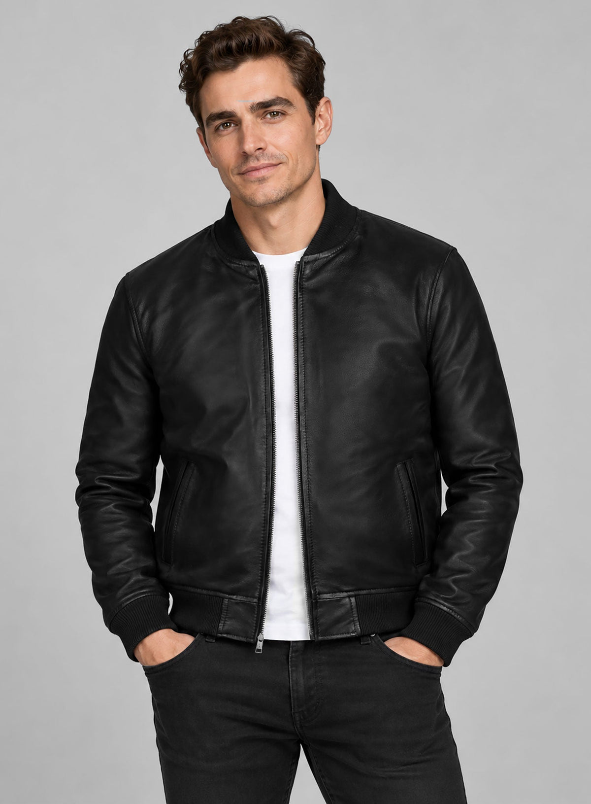 Dave Franco Now You See Me 2 Black Leather Jacket – full product view