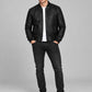 Dave Franco Now You See Me 2 Black Leather Jacket – close-up and worn views